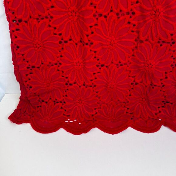 RN Studio by Ronni Nicole Red Lace Overlay Sleeveless Dress Size 14 Dressy - Picture 6 of 11